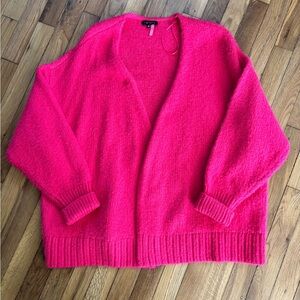 1. State Vibrant Pink Cardigan Sweater